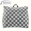 imageAeropostale Wedge Pillow 24quotx18quot Checkerboard GreyCheckerboard Grey