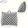 imageAeropostale Wedge Pillow 24quotx18quot Checkerboard GreyCheckerboard Grey