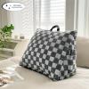 imageAeropostale Wedge Pillow 24quotx18quot Checkerboard GreyCheckerboard Grey
