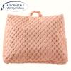 imageAeropostale Wedge Pillow 24quotx18quot Checkerboard GreyHoney Comb Blush