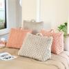 imageAeropostale Wedge Pillow 24quotx18quot Checkerboard GreyHoney Comb Grey