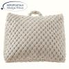 imageAeropostale Wedge Pillow 24quotx18quot Checkerboard GreyHoney Comb Grey