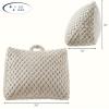 imageAeropostale Wedge Pillow 24quotx18quot Checkerboard GreyHoney Comb Grey