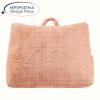 imageAeropostale Wedge Pillow 24quotx18quot Checkerboard GreyWindow Pane Blush