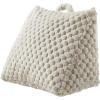 imageAeropostale Wedge Pillow 24quotx18quot Checkerboard GreyHoney Comb Grey
