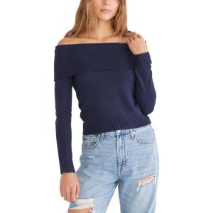 imageAEROPOSTALE Womens Off The Shoulder SweaterCadet Navy