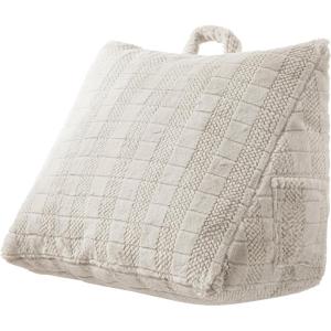 imageAeropostale Wedge Pillow 24quotx18quot Checkerboard GreyWindow Pane Grey