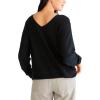 imageAEROPOSTALE Womens Cozy Waffle TeeDark Black