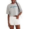 imageAEROPOSTALE womens Crop Bf T HamptLight Grey