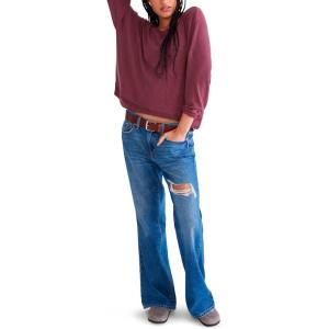 imageAEROPOSTALE Womens Cozy Waffle TeeBurg Hush