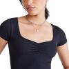 imageAEROPOSTALE Womens Seamless Cinch Fit Baby TeeBlack