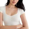 imageAEROPOSTALE Womens Seamless Cinch Fit Baby TeeIvory