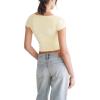 imageAEROPOSTALE Womens Seamless Cinch Fit Baby TeeYellow