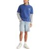 imageAEROPOSTALE Mens 8quot Loose Straight Jean ShortsLight Wash