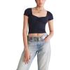 imageAEROPOSTALE Womens Seamless Cinch Fit Baby TeeBlack