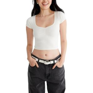 imageAEROPOSTALE Womens Seamless Cinch Fit Baby TeeIvory