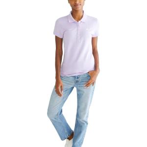imageAropostale Womens Aero Solid A87 Polo Topaz Blue