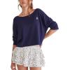 imageAEROPOSTALE Womens Bear Slash Neck SweaterNaval Academy