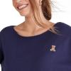 imageAEROPOSTALE Womens Bear Slash Neck SweaterNaval Academy