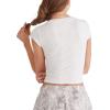 imageAEROPOSTALE Womens Seriously Soft Rib Scoop Neck Baby TeeLightest Heather Grey