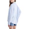 imageAEROPOSTALE Womens Stripe Relaxed Button Down ShirtBlue