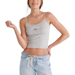 imageAEROPOSTALE Womens USA Graphic TankLight Heather Grey