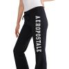 imageAEROPOSTALE Womens Aero Logo Fit and Flare SweatpantsDark Black