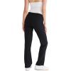 imageAEROPOSTALE Womens Aero Logo Fit and Flare SweatpantsDark Black