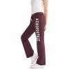 imageAEROPOSTALE Womens Aero Logo Fit and Flare SweatpantsRich Burgundy