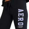 imageAEROPOSTALE Womens Knit Fit and Flare SweatpantsDark Black