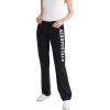 imageAEROPOSTALE Womens Aero Logo Fit and Flare SweatpantsDark Black