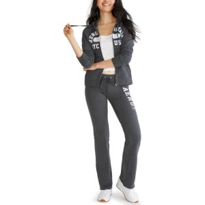imageAEROPOSTALE Womens Knit Fit and Flare SweatpantsCharcoal Heather Grey