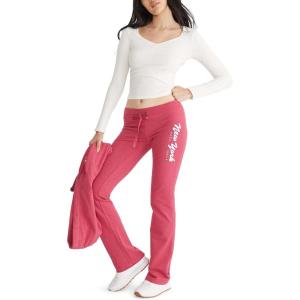 imageAEROPOSTALE Womens Knit Fit and Flare SweatpantsPersian Red