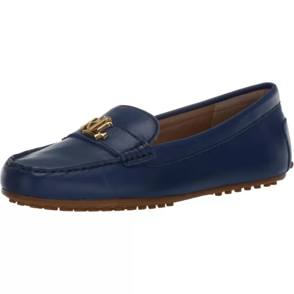 Lauren Ralph Lauren Womens Barnsbury Nappa Leather Driver Driving Style LoaferIndigo Sail