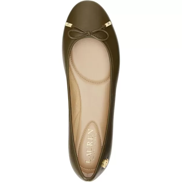 Lauren Ralph Lauren Jayna Ballet FlatBotanic Green