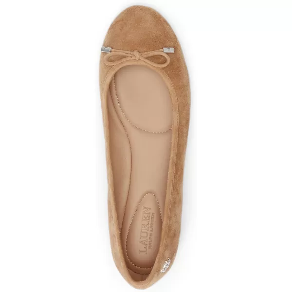 Lauren Ralph Lauren Jayna Ballet FlatCamel