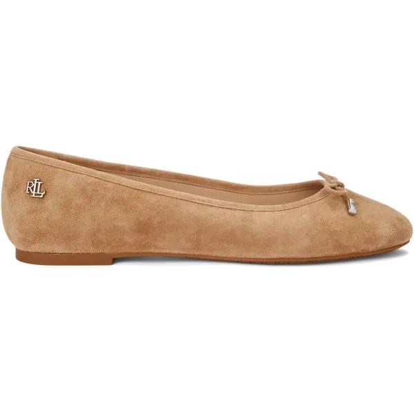 Lauren Ralph Lauren Jayna Ballet FlatCamel