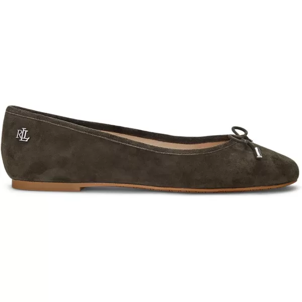 Lauren Ralph Lauren Jayna Ballet FlatDark Olive