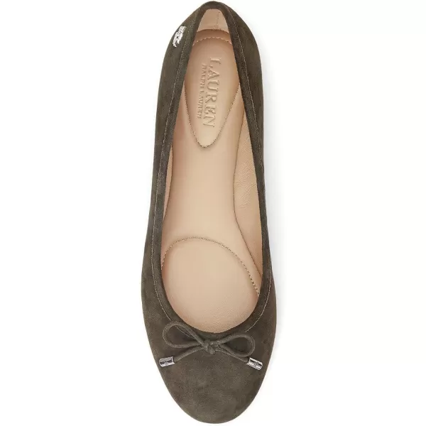 Lauren Ralph Lauren Jayna Ballet FlatDark Olive