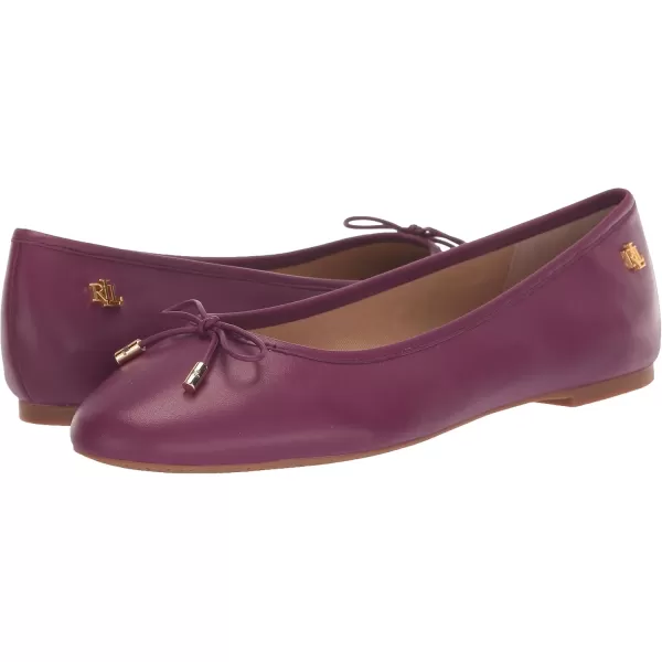 Lauren Ralph Lauren Jayna Ballet FlatPlum Caspia