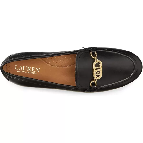 Lauren Ralph Lauren Womens Averi Nappa Leather LoaferBlack