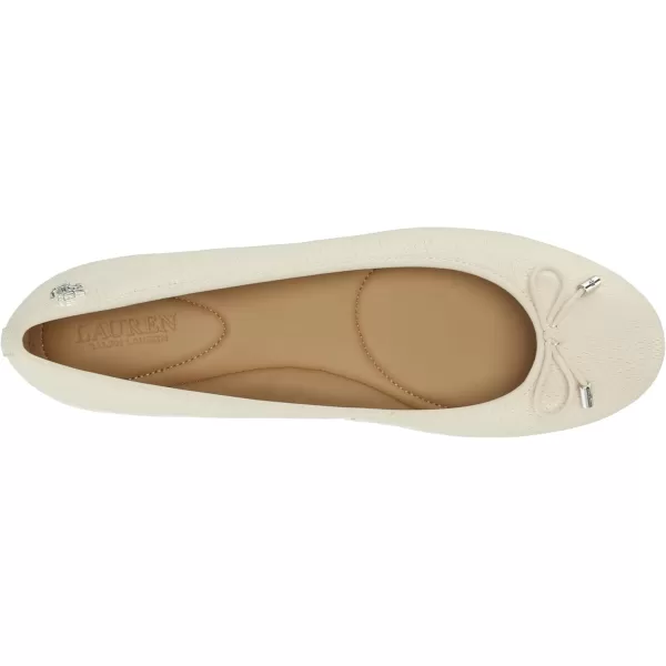 Lauren Ralph Lauren Womens Jayna Ballet FlatSoft White