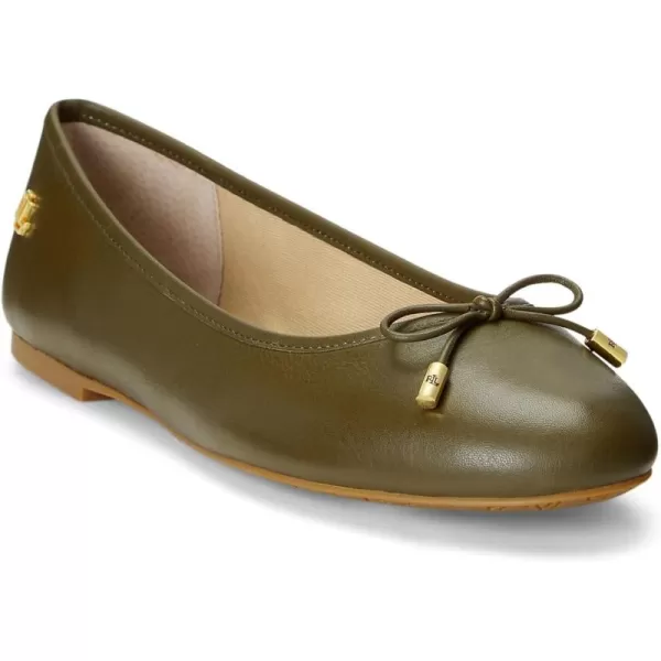 Lauren Ralph Lauren Jayna Ballet FlatBotanic Green