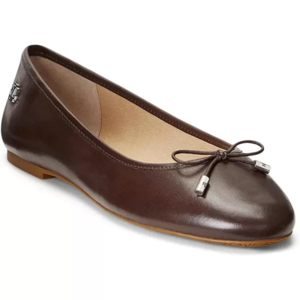 Lauren Ralph Lauren Jayna Ballet FlatChestnut Brown