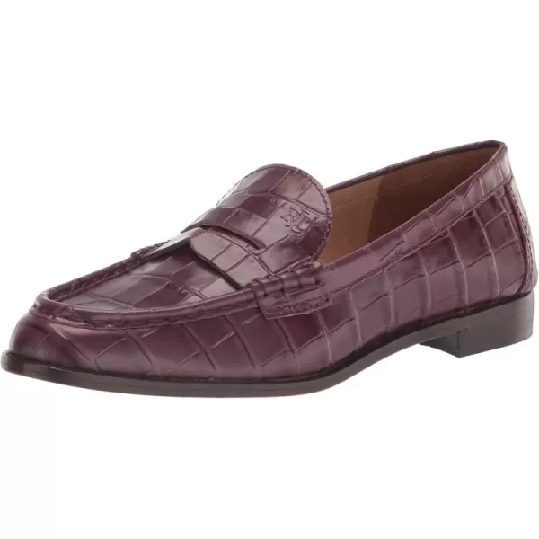 Lauren Ralph Lauren Womens Wynnie Loafer FlatGarnet