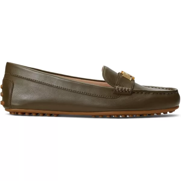 LAUREN Ralph Lauren Womens Barnsbury Driving Style LoaferBotanic Green