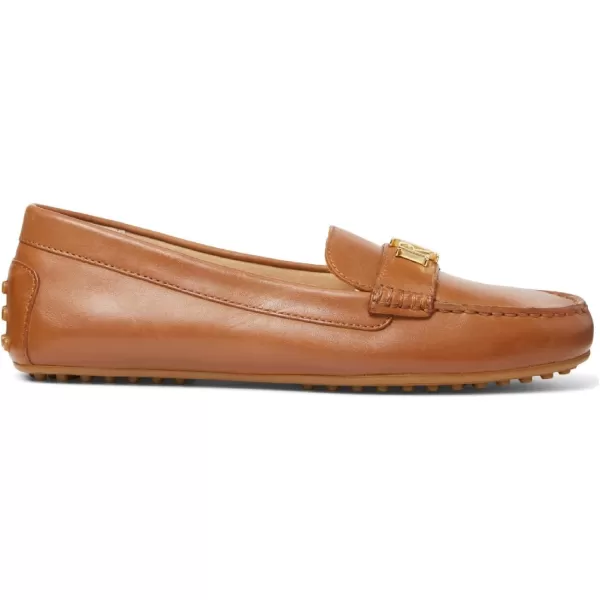 LAUREN Ralph Lauren Womens Barnsbury Driving Style LoaferDeep Saddle Tan