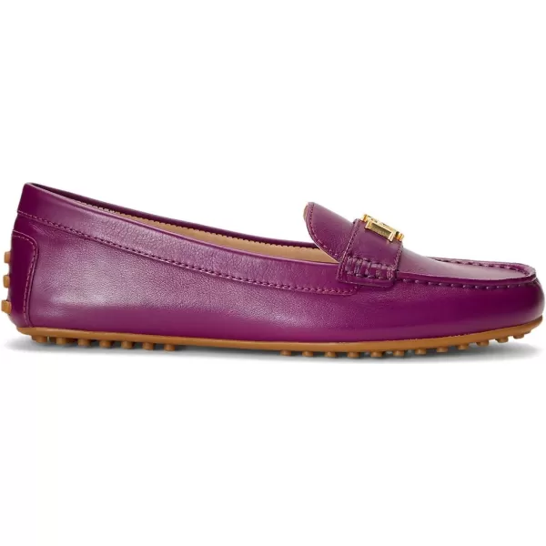 LAUREN Ralph Lauren Womens Barnsbury Driving Style LoaferPlum Caspia