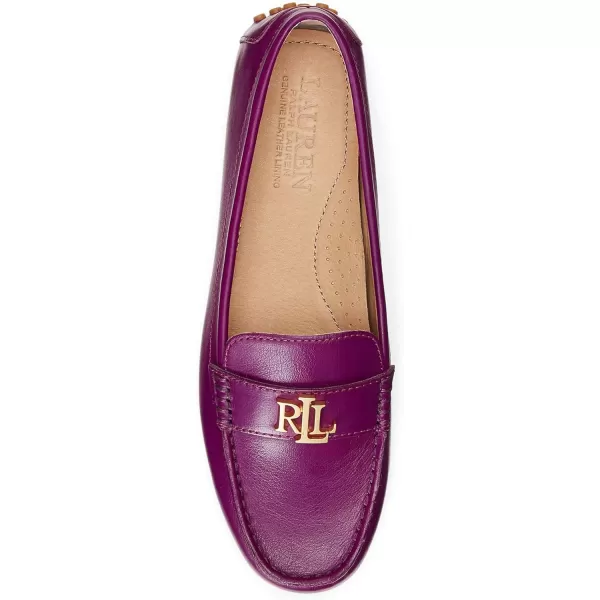 LAUREN Ralph Lauren Womens Barnsbury Driving Style LoaferPlum Caspia