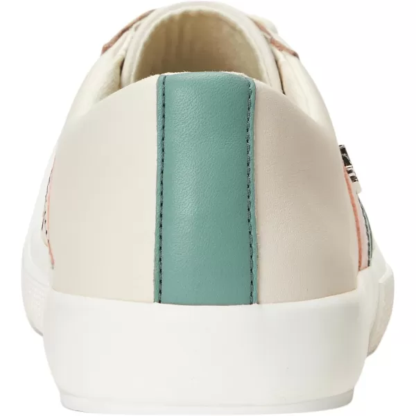 LAUREN Ralph Lauren Womens Janson Sneakers Ballet FlatSoft WhiteSoft LaurelPink Opal